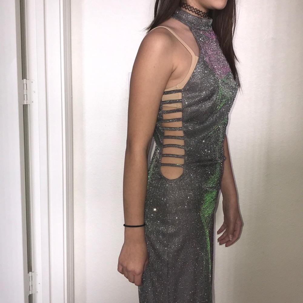 A midi dress
